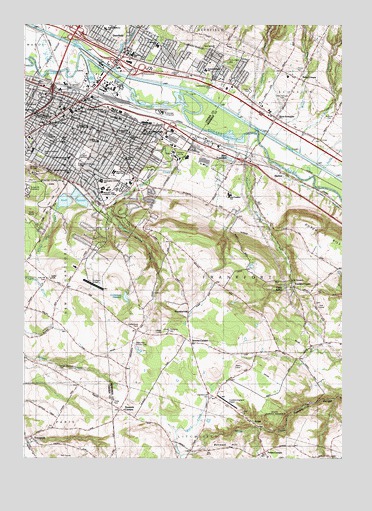Utica East, NY USGS Topographic Map