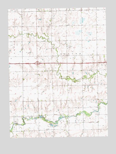 Utica SW, NE USGS Topographic Map