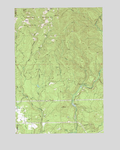 Bobs Mountain, WA USGS Topographic Map