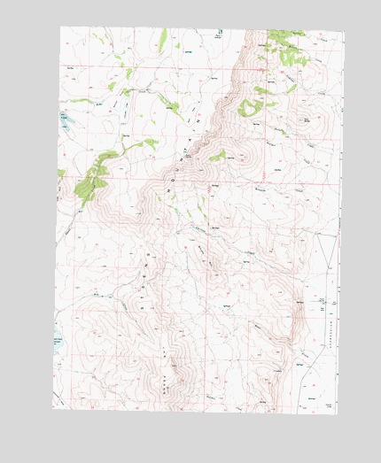 V Lake, OR USGS Topographic Map