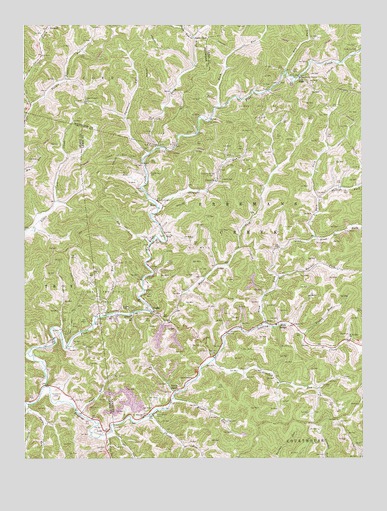 Vadis, WV USGS Topographic Map