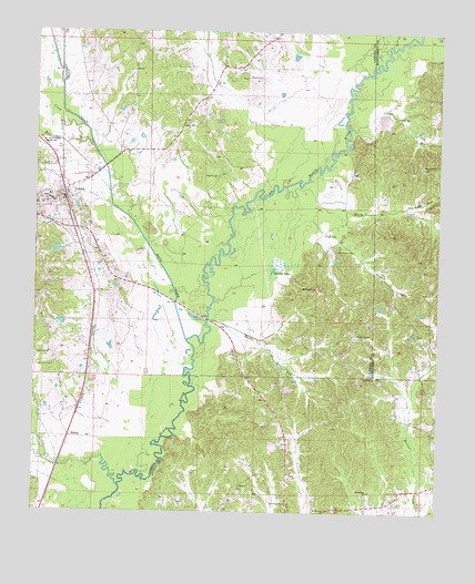 Vaiden, MS USGS Topographic Map