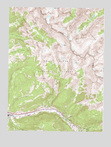 Vail East, CO USGS Topographic Map