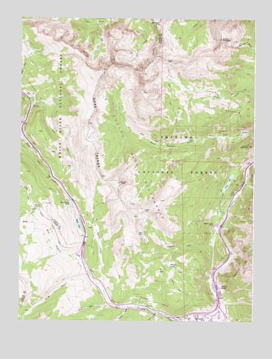 Vail Pass, CO USGS Topographic Map