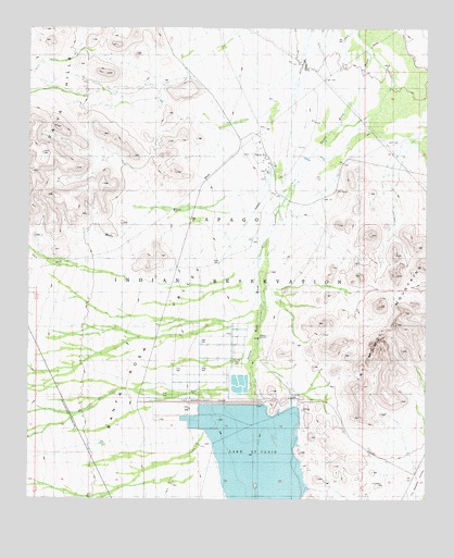 Vaiva Vo, AZ USGS Topographic Map