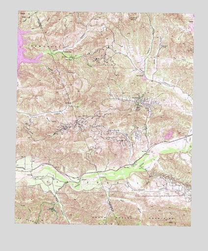 Val Verde, CA USGS Topographic Map