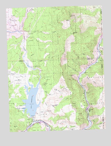 Boca, CA USGS Topographic Map