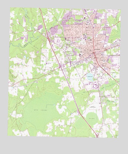 Valdosta, GA USGS Topographic Map
