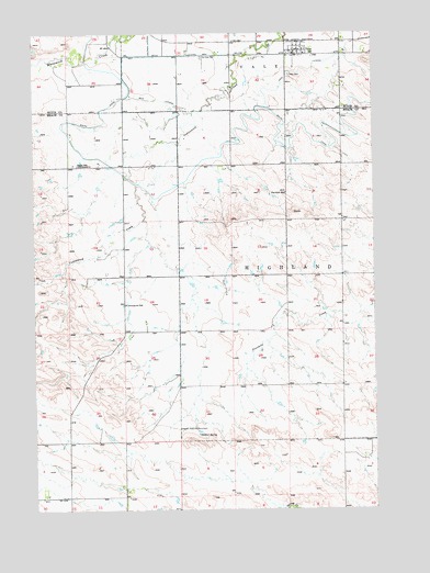Vale, SD USGS Topographic Map