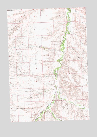 Vale Creek Ranch, MT USGS Topographic Map