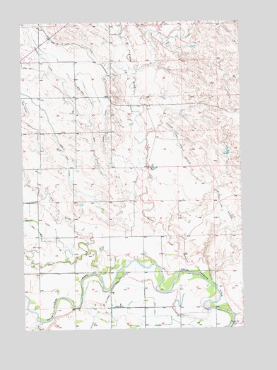 Vale NE, SD USGS Topographic Map