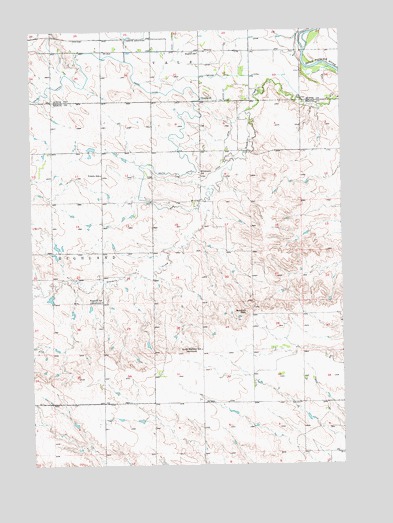 Vale SE, SD USGS Topographic Map