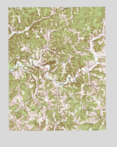 Valeene, IN USGS Topographic Map