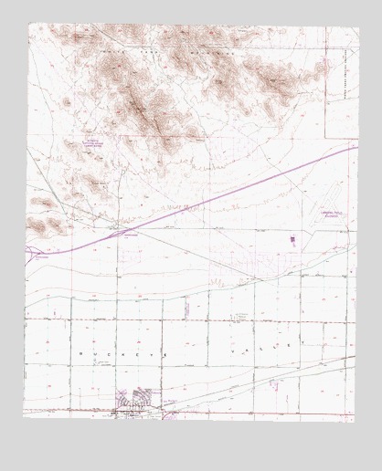 Valencia, AZ USGS Topographic Map