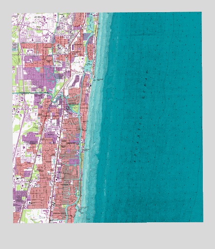 Boca Raton, FL USGS Topographic Map