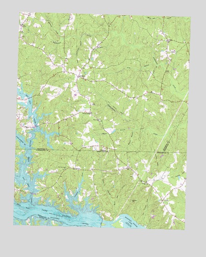 Valentines, VA USGS Topographic Map