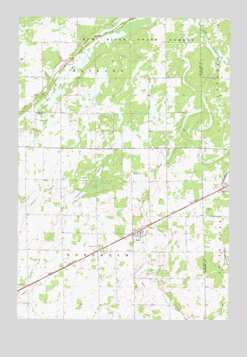 Bock, MN USGS Topographic Map