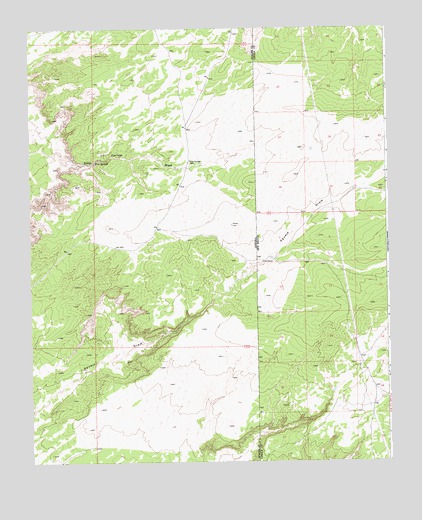Valle Bonito NE, AZ USGS Topographic Map