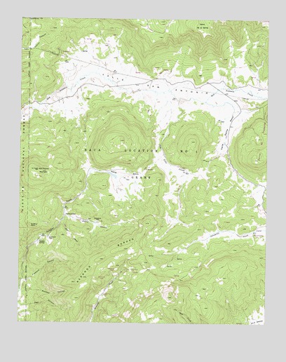 Valle San Antonio, NM USGS Topographic Map