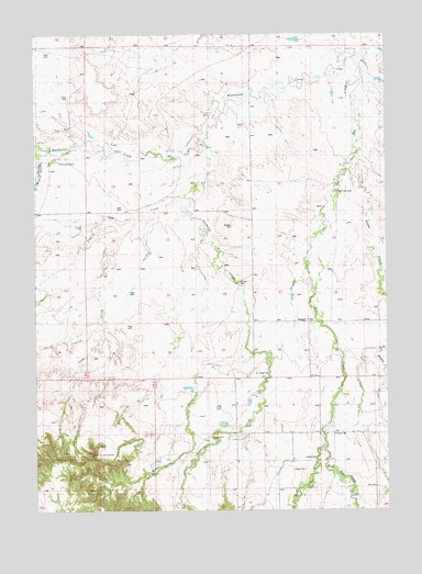 Bodarc, NE USGS Topographic Map