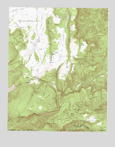 Vallecitos, NM USGS Topographic Map