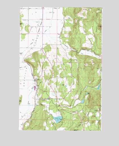 Valley, WA USGS Topographic Map