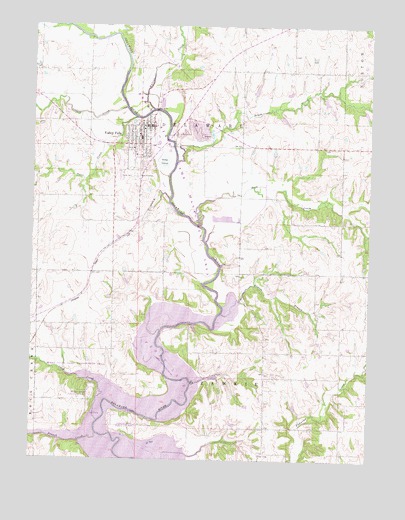 Valley Falls, KS USGS Topographic Map