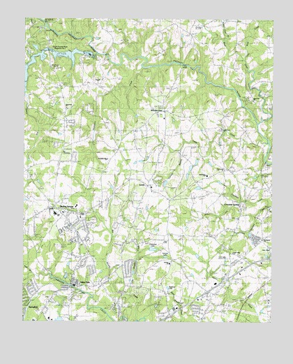 Valley Falls, SC USGS Topographic Map