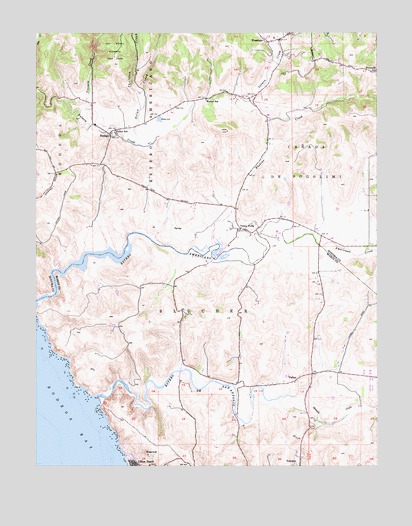 Valley Ford, CA USGS Topographic Map