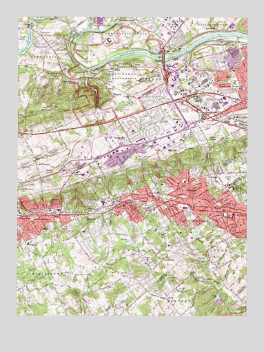 Valley Forge, PA USGS Topographic Map