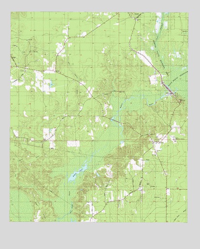 Bodcau Lake, LA USGS Topographic Map