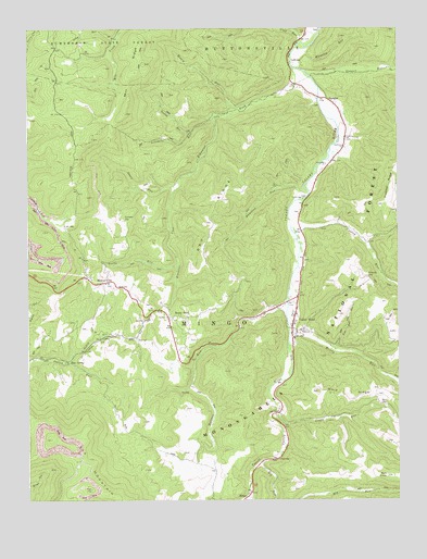Valley Head, WV USGS Topographic Map