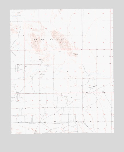 Valley Mountain, CA USGS Topographic Map