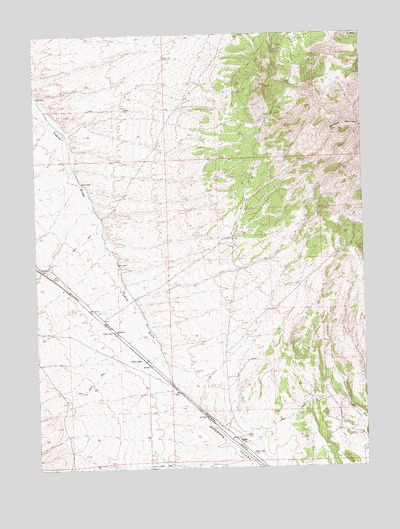 Valley Pass, NV USGS Topographic Map