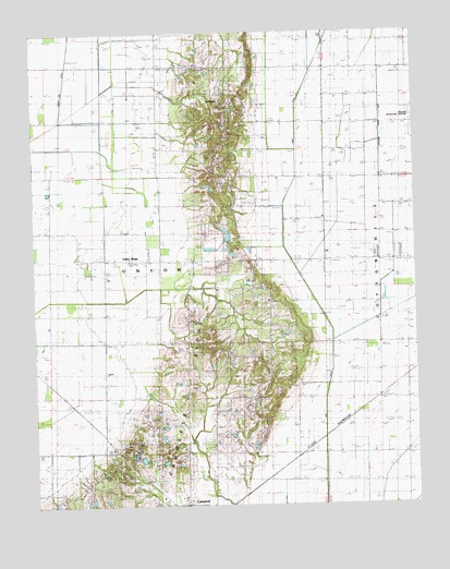 Valley Ridge, MO USGS Topographic Map