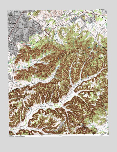Valley Station, KY USGS Topographic Map