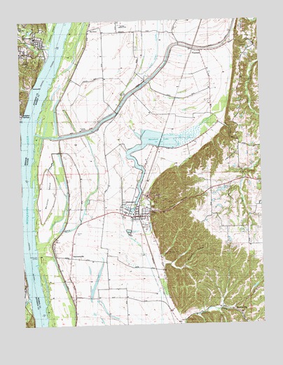 Valmeyer, IL USGS Topographic Map