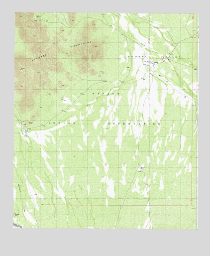 Vamori, AZ USGS Topographic Map