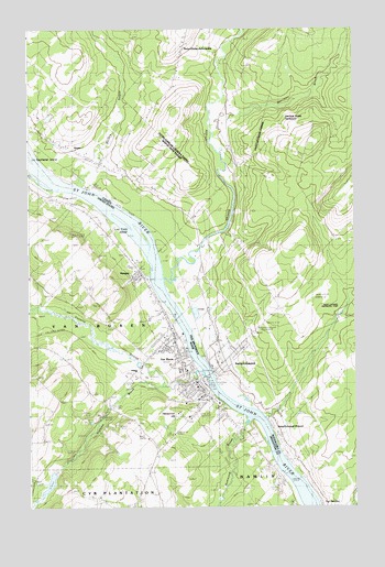 Van Buren, ME USGS Topographic Map