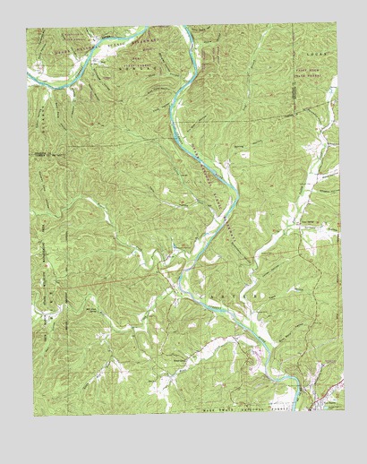 Van Buren North, MO USGS Topographic Map