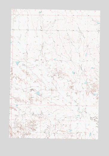 Van Burton Creek, MT USGS Topographic Map