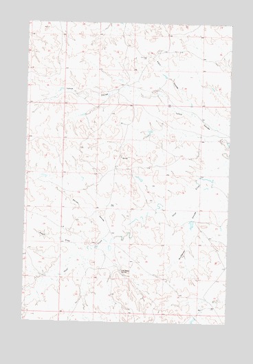 Van Dusen Spring, MT USGS Topographic Map