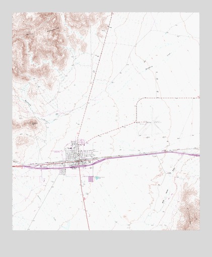 Van Horn, TX USGS Topographic Map