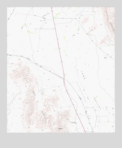 Van Horn Wells, TX USGS Topographic Map