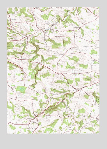 Van Hornesville, NY USGS Topographic Map