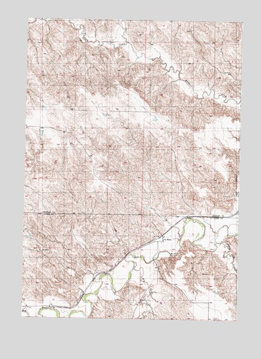 Van Metre, SD USGS Topographic Map