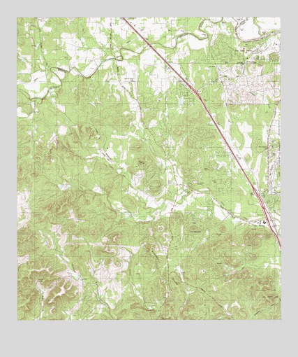Van Raub, TX USGS Topographic Map
