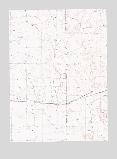 Van Tassell, WY USGS Topographic Map