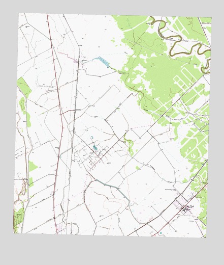Van Vleck, TX USGS Topographic Map