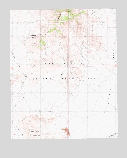 Van Winkle Spring, CA USGS Topographic Map